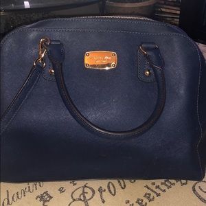 Michael Kota Navy Blue satchel w/strap